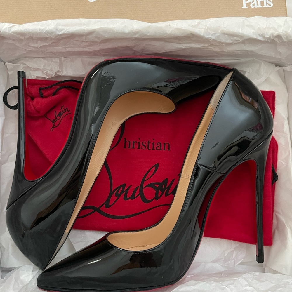 Brand New Authentic With Sole Protection So Kate Patent Christian Louboutin heel